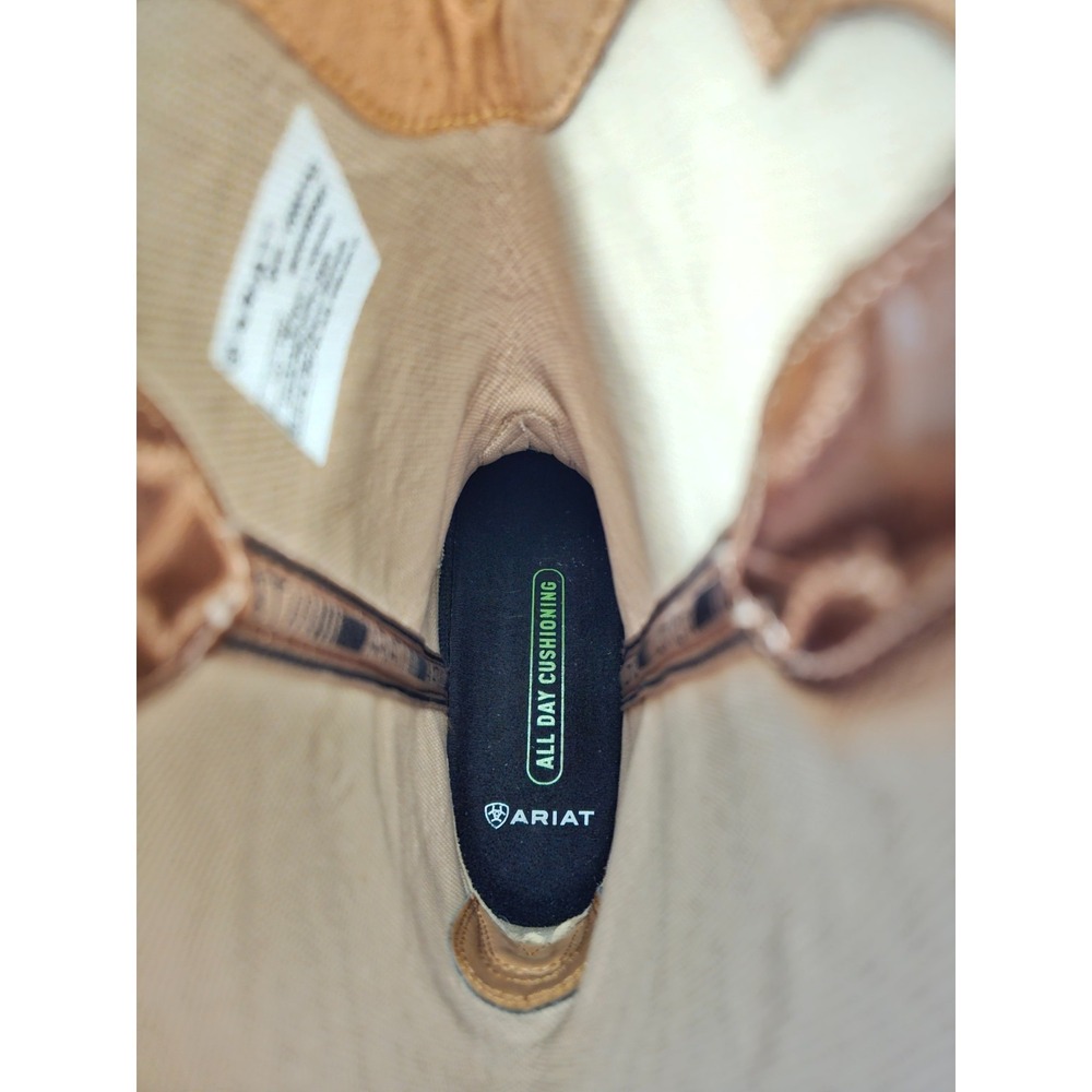 Ariat® (Women's 11 B) Round Up™ Performance Western Boots in Russet - $200 - Picture 11 of 12